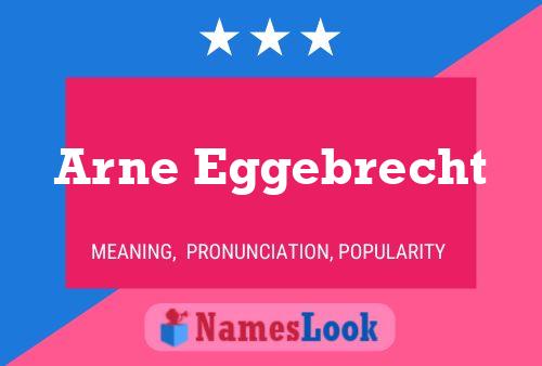 ملصق اسم Arne Eggebrecht