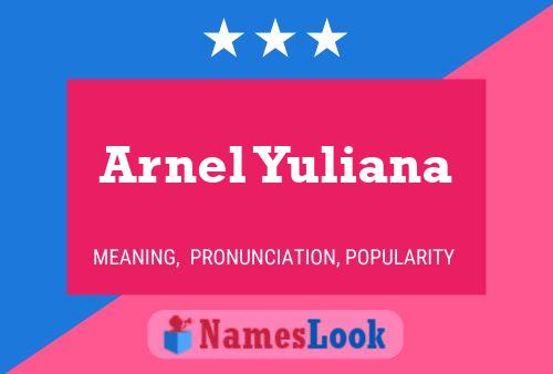 ملصق اسم Arnel Yuliana