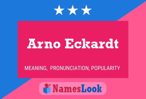 ملصق اسم Arno Eckardt