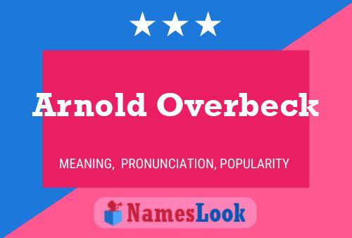 ملصق اسم Arnold Overbeck