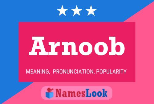 ملصق اسم Arnoob