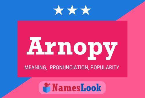 ملصق اسم Arnopy