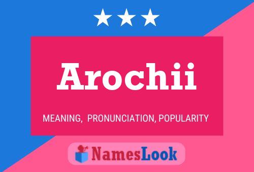 ملصق اسم Arochii