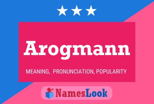 ملصق اسم Arogmann