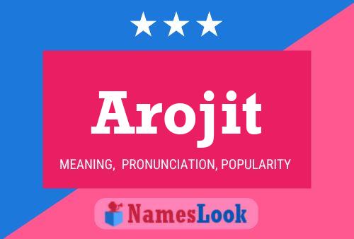 ملصق اسم Arojit