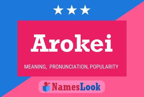 ملصق اسم Arokei