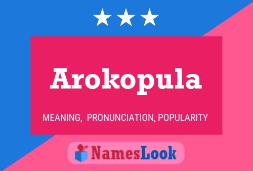 ملصق اسم Arokopula