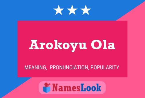 ملصق اسم Arokoyu Ola