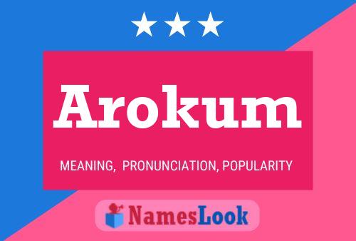 ملصق اسم Arokum