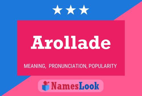 ملصق اسم Arollade