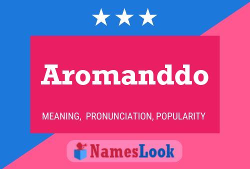 ملصق اسم Aromanddo