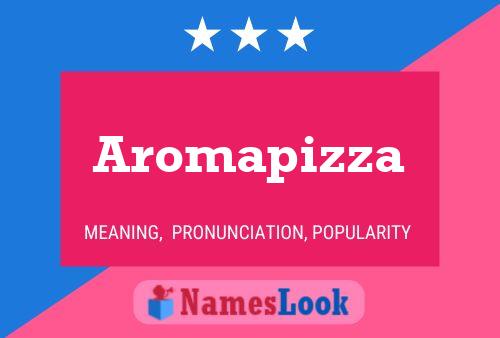 ملصق اسم Aromapizza