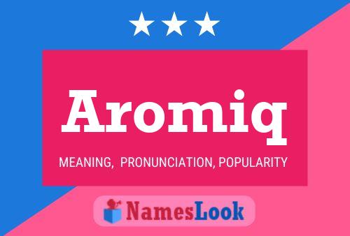 ملصق اسم Aromiq