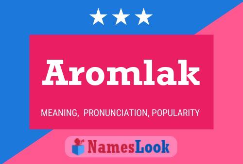 ملصق اسم Aromlak