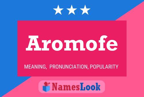 ملصق اسم Aromofe