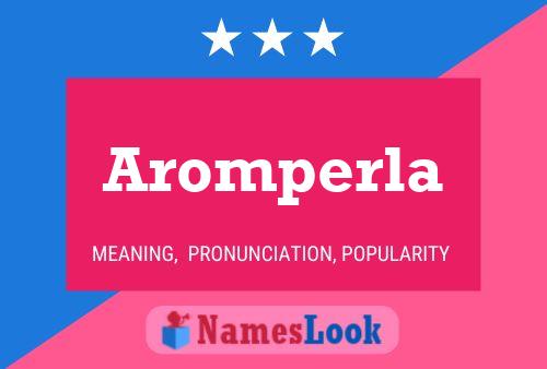 ملصق اسم Aromperla