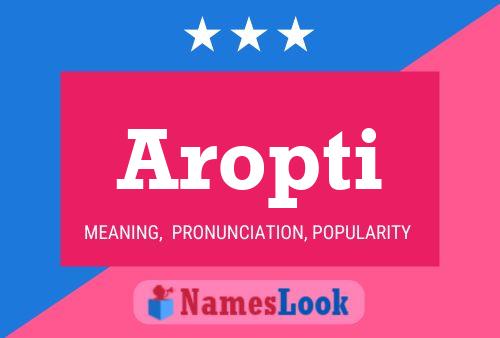 ملصق اسم Aropti