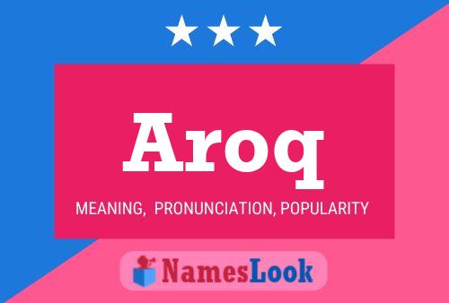 ملصق اسم Aroq