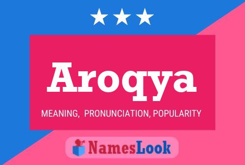 ملصق اسم Aroqya