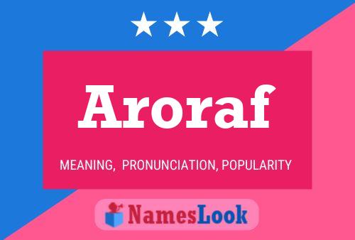 ملصق اسم Aroraf