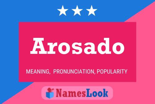 ملصق اسم Arosado