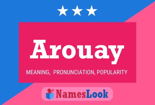 ملصق اسم Arouay