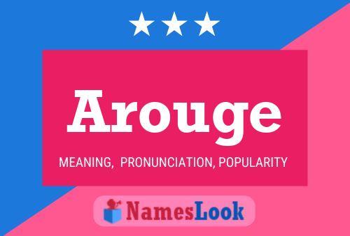 ملصق اسم Arouge