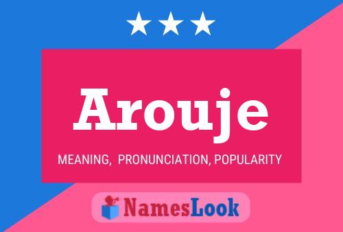 ملصق اسم Arouje