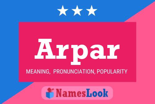 ملصق اسم Arpar