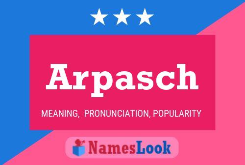 ملصق اسم Arpasch