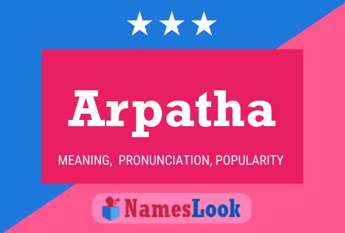 ملصق اسم Arpatha