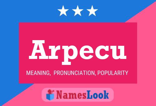 ملصق اسم Arpecu