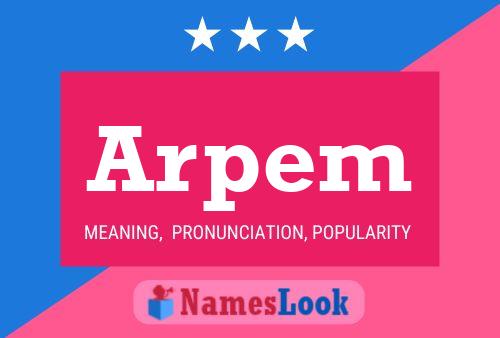 ملصق اسم Arpem