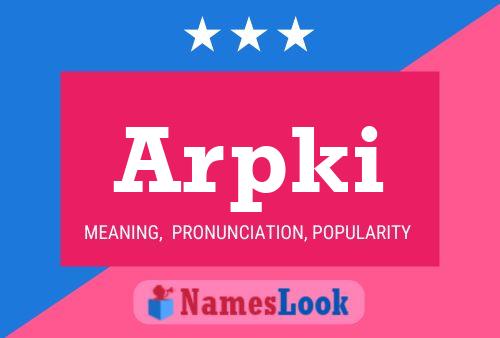 ملصق اسم Arpki