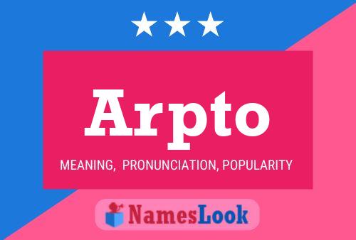 ملصق اسم Arpto