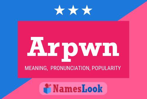 ملصق اسم Arpwn