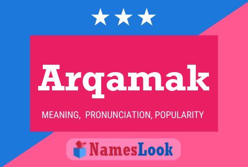 ملصق اسم Arqamak