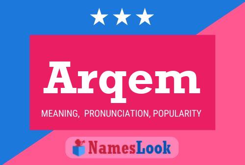 ملصق اسم Arqem