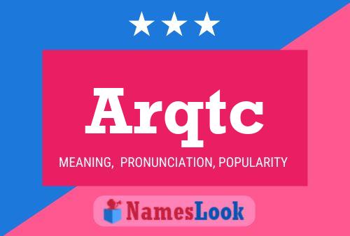 ملصق اسم Arqtc