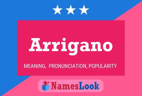 ملصق اسم Arrigano