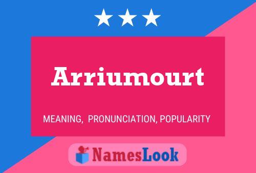 ملصق اسم Arriumourt