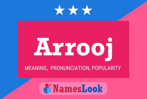 ملصق اسم Arrooj