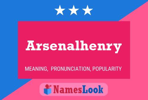 ملصق اسم Arsenalhenry