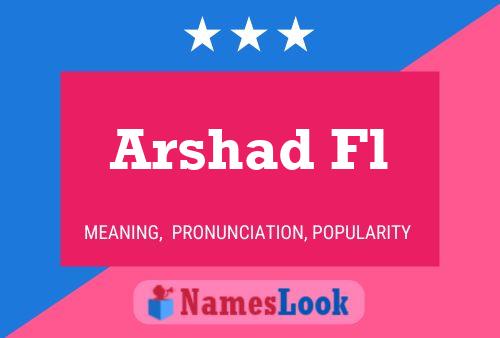 ملصق اسم Arshad Fl