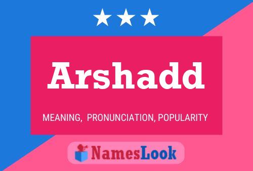 ملصق اسم Arshadd