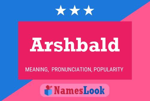 ملصق اسم Arshbald