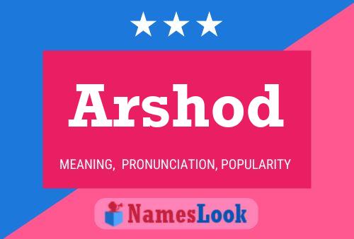 ملصق اسم Arshod