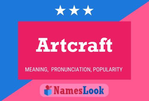 ملصق اسم Artcraft