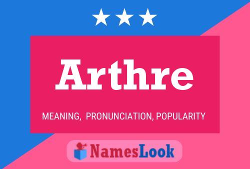 ملصق اسم Arthre