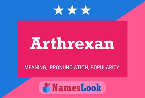 ملصق اسم Arthrexan